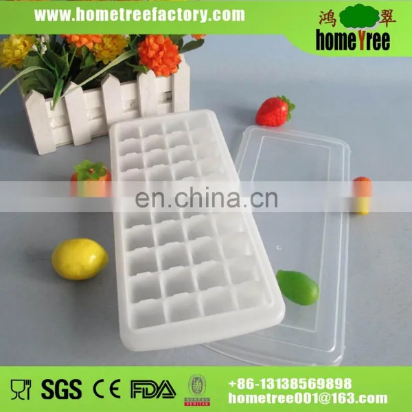 Diamond Shape Plastic Ice Cube Tray With Lid photo-3