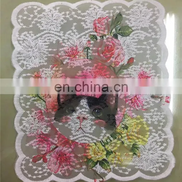 New Popular Embroidery Milk Silk Mesh Printing Lace Design photo-4