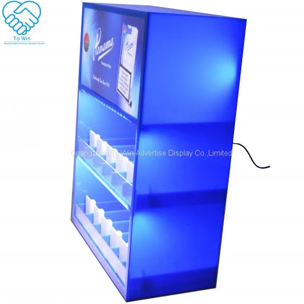 New Display Cardboard Cigarette Counter Display Box With Pegs Strong Pusher photo-4