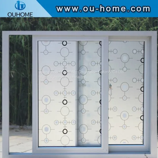 BT806 Popular PVC Frosted Decortaion Stained Glass Window Film photo-4