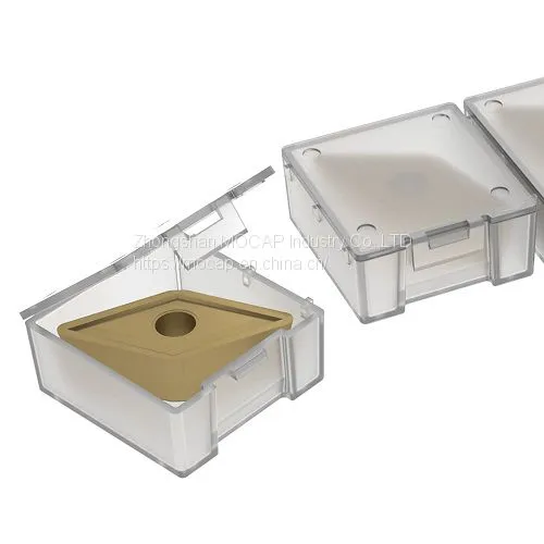 Plastic Packaging Box for Carbide Inserts With Quick Press Closure of Lid Insert Box IB photo-3
