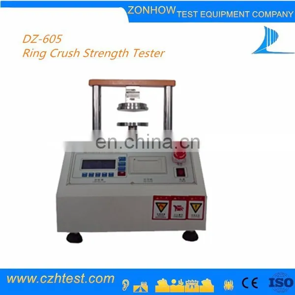 Hot Selling Highly Accurate Ring Edge Crush Testing Machine