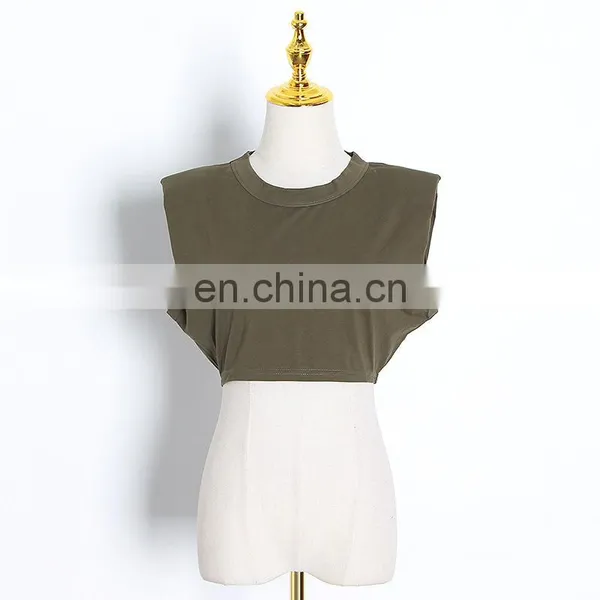 INS Fashion Wholesale Women Hot Custom Logo T Shirt Summer Blank Ladies Crop Top photo-6