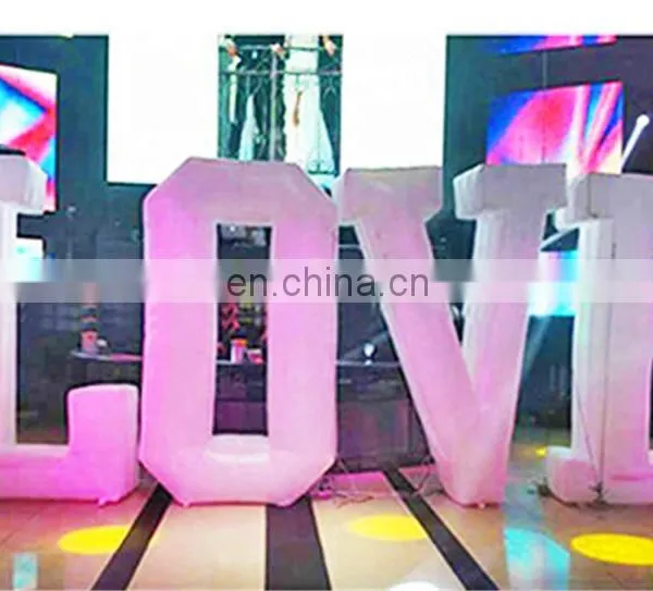 Promotional Inflatable LED Letter,Inflatable Alphabet Letters, Inflatable Billboard Brands for Party and Advertising photo-6