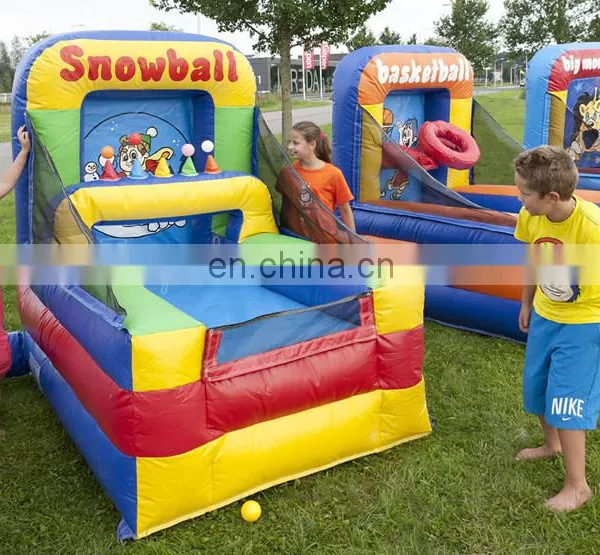 Inflatable Baseball Snowball Basketball Big Mouth Carnival Games Set For Events photo-6