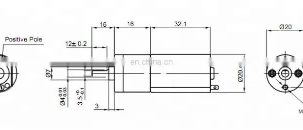 12V DC Micro Motor for Tooth Brush FF-180 photo-6