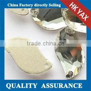 0415L Diamond Navette Oval Shapes Fashion Beautiful Beads Chatons Sew On Crystal Rhinestones With Holes photo-4