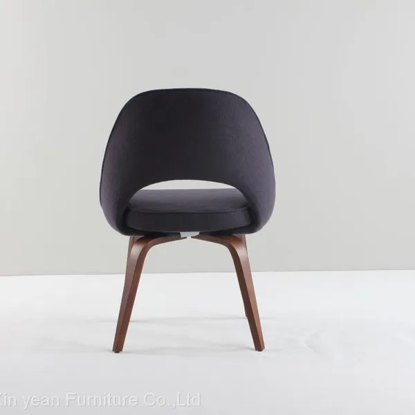 Eero Saarinen Solid Ashwood Dining Upholstery Chair for Sale photo-2