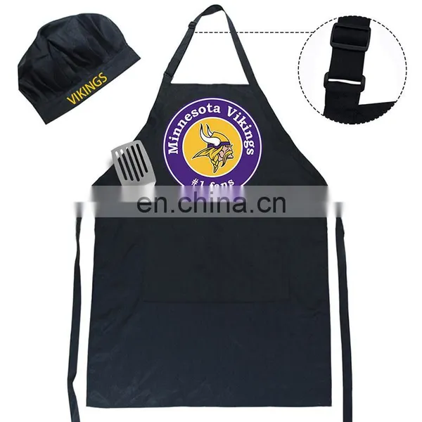 Sleeveless Adjustable Waterproof Home Garden Cleaning Apron With Pockets Polyester Chef Kitchen Aprons photo-3