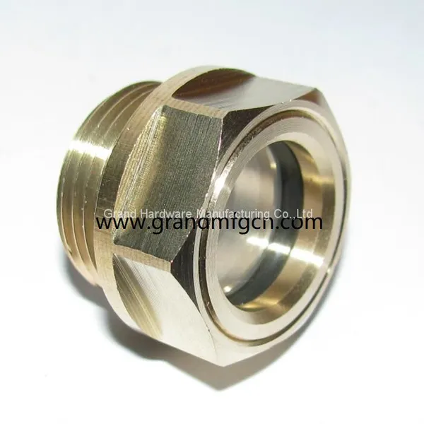 Gasketed Compressor Oil Sight Glass With Borosilicate Glass and Stainless Steel Reflector photo-3