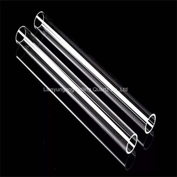 Custom Size Clear Quartz Glass Tube Fused Quartz Tube photo-3