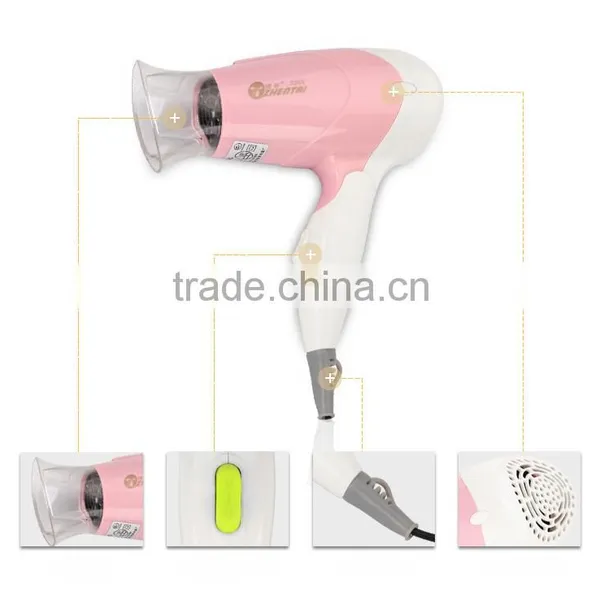 Folding Hair Dryer Water Transfer or Heat Printing OEM ODM Welcomed photo-2