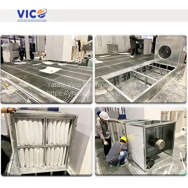 Spray Bake Paint Oven Automotive Spray Booth Car Paint Spray Room VPB-SD98 photo-2