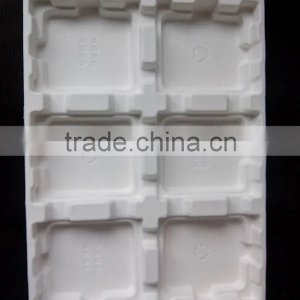 Biodegradable Eco-friendly Molded Pulp Inner Packing Tray photo-4