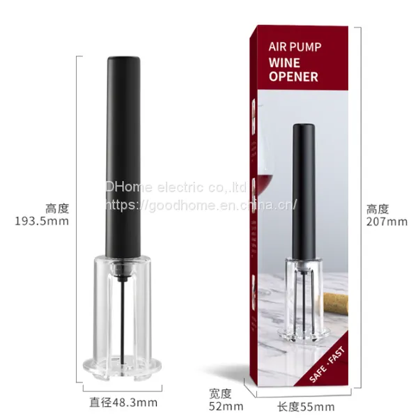 Wine pressure Bottle opener Food grade needle safety wine pressure bottle opener（Wechat:13510231336）