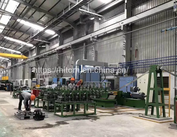 Carbon Steel High Frequency Longitudinal Seam Welded Tube Making Line photo-5