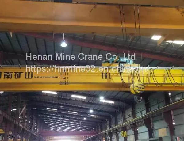 Electric Hoist Double Girder Electric Overhead Traveling Crane for Sale photo-3