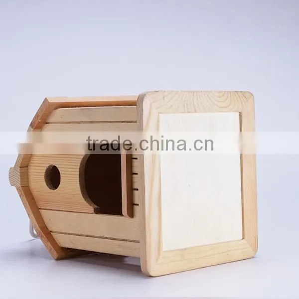 Christmas Craft Wooden Bird House photo-3