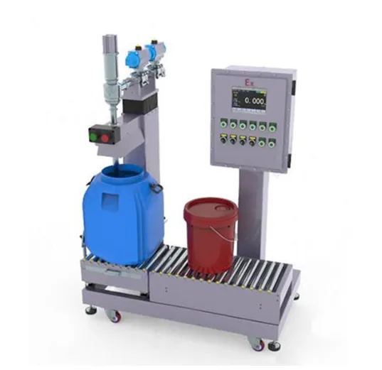 5-50L Explosion Proof Diesel Gasolinelubricating Oil Chemical Raw Materials Liquid Weighting Filling Machine
