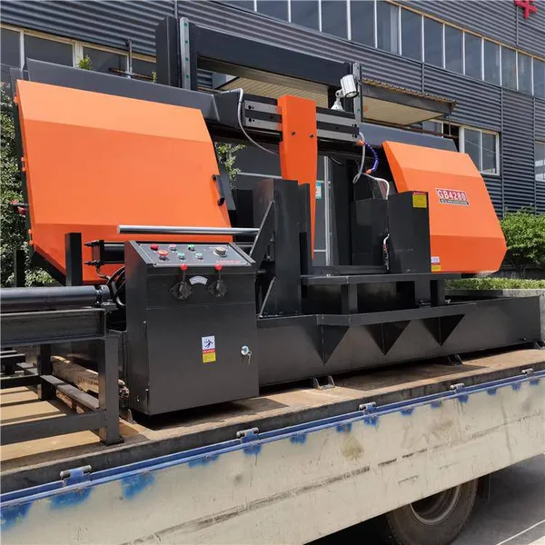 Semi-automatic Horizontal Metal Band Sawing Machine, Steel Bar Saw Band Sawing Machine, Cnc Band Sawing Machine Gb4280 photo-2