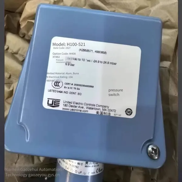 ue Brand New Original Genuine Pressure Switch H100 - 524, Inquire for the Whole Series photo-4