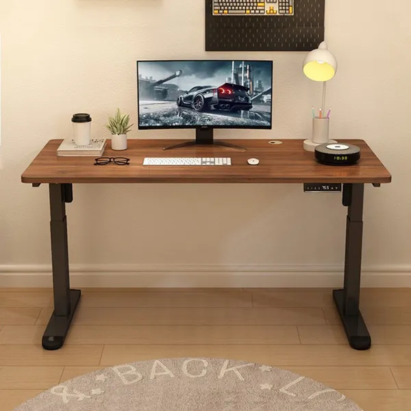 Computer Gaming Desk Metal Base Laptop Electric Adjustable Standing Desk Student Table Factory Price photo-2