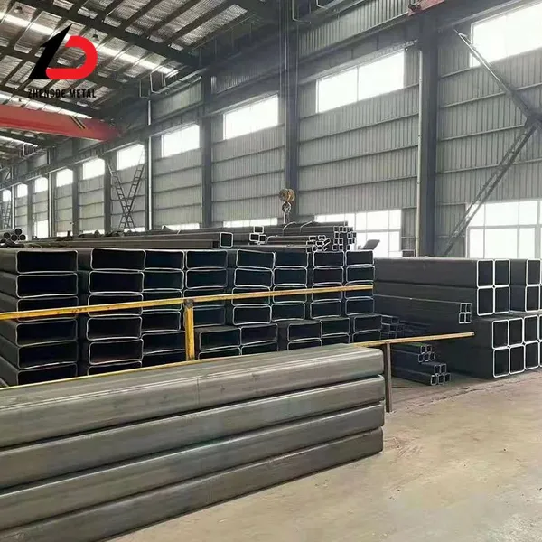 ASTM A572 Gr. 50 Q345b ERW Black Carbon Welded Steel Pipe / Tube photo-4