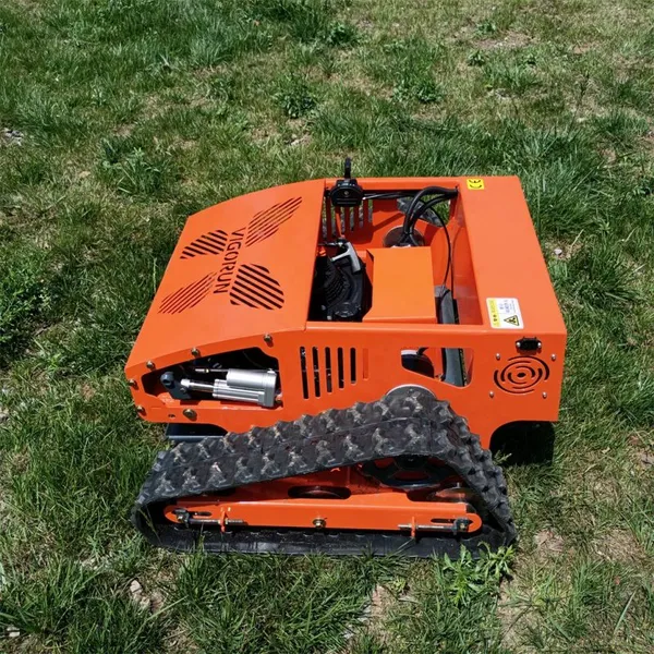 Hybrid Blade Rotary Rechargeable Battery Remote Controlled Industrial 4-Stroke Single Cylinder Lawn Grass Cutter photo-2