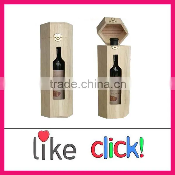 Wholesale Wooden Wine Boxes Single Bottle Wine Box Wood photo-2