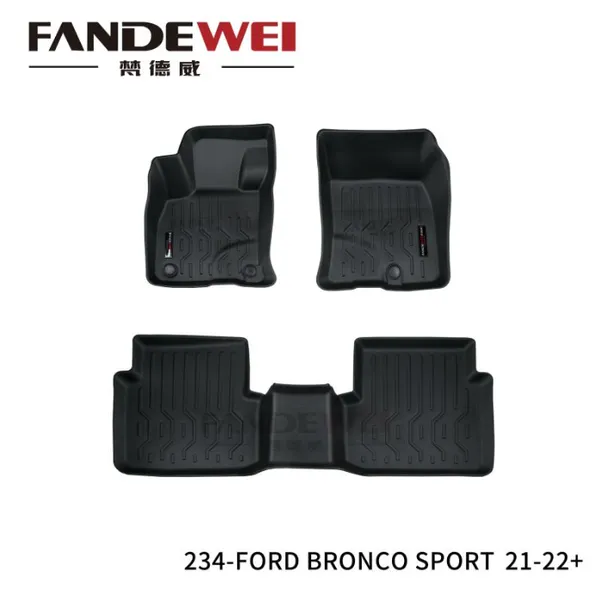 Use for FORD Bronco Odorles 3D Auto Carpet Car Floor Mat Luxury Carpet Easy to Clean Anti-slip Makers Custom All Weather Zero Formaldehyde Waterproof photo-2