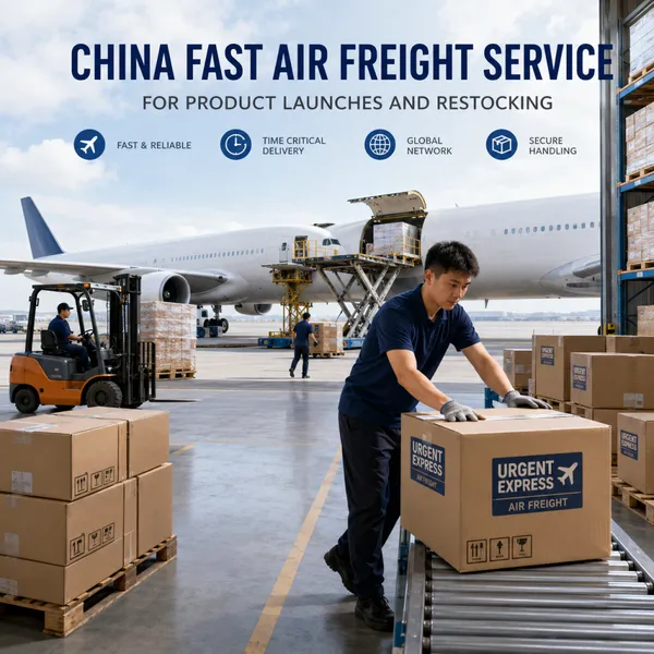 China Fast Air Freight Service für Produktmarkierungen und Bestandsauffüllungen