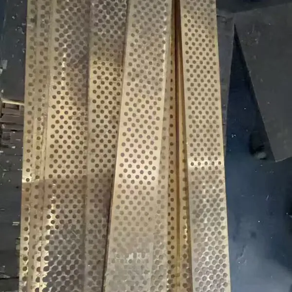 Selbstschmierende Messingplatten