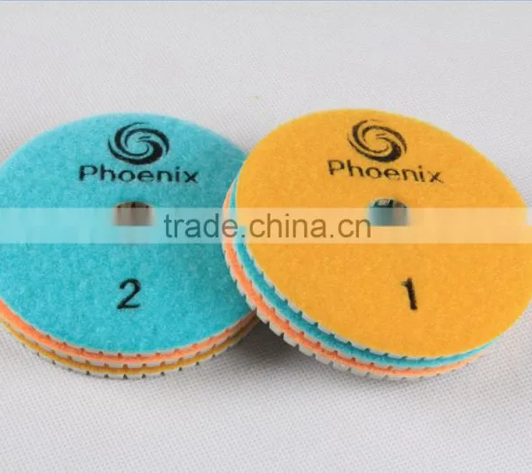 3 Step Wet Diamond Polishing Pads For Granite photo-3