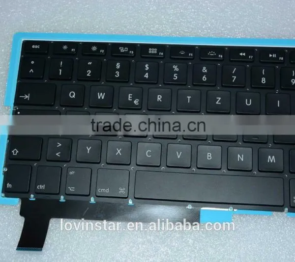 Germany Keyboard Replacement LED Backlight For Macbook Pro A1286 2008-2012 photo-5