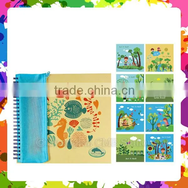 Eco Kids Items Stationery Set Design Your Own Coloring Book photo-2