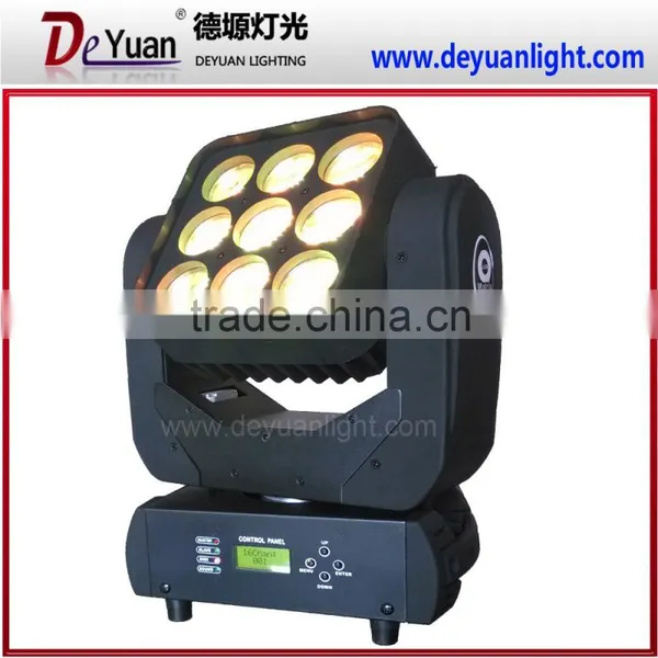 Wedding Stage Light 9pcs 12W Matrix Moving Head Light, Led Matrix Beam photo-5