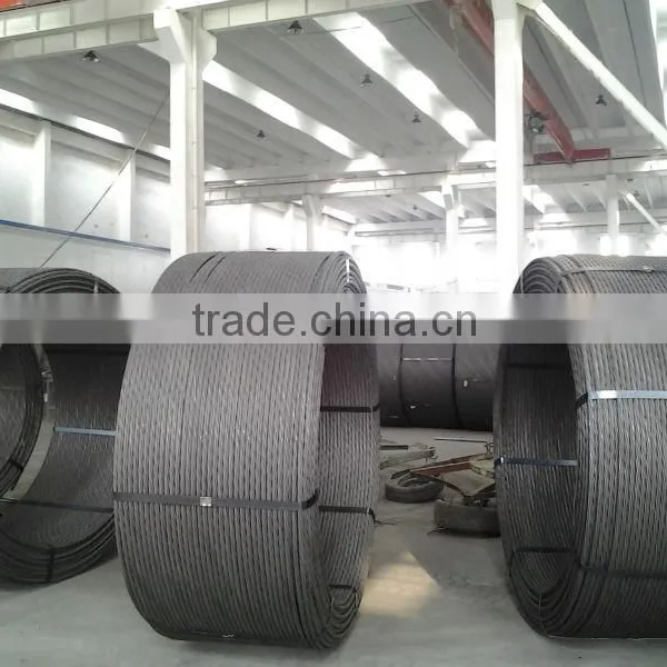 7 Wire Low Relaxation pc Strand// 12.7mm 7 Wire Prestressed Concrete Strand