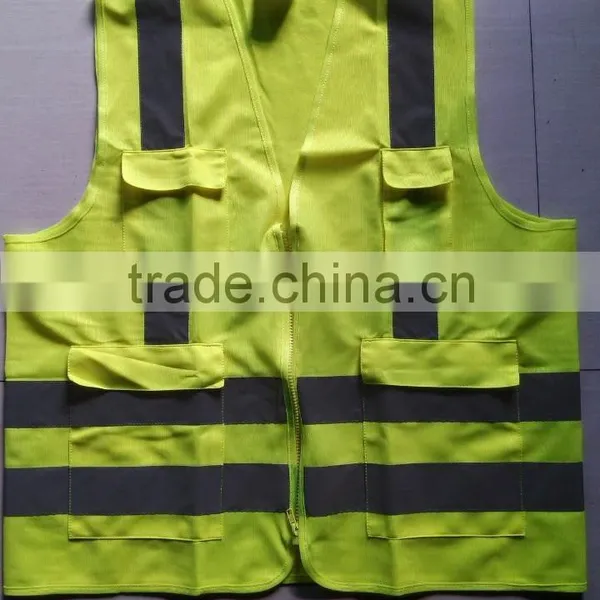 Safety Equipment Reflective Safety Vest With Zipper photo-2