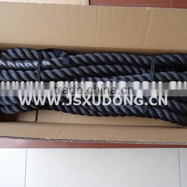 Black High Strength Fitness Battle Rope,outdoor Training Rope photo-4