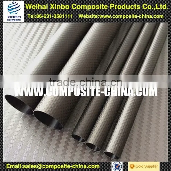 Good Quality 3K Polished Carbon Fiber Pipe,carbon Fiber Tube Smooth Gloss Finish photo-2