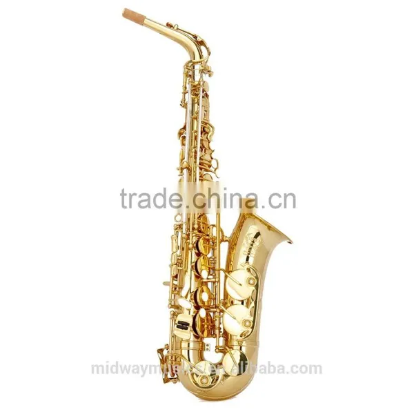 Electrophoresis Gold Lacquer Alto Saxophone AT85G From China