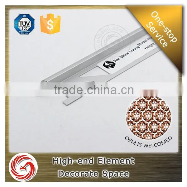 Good Quality Retail Store Aluminium Edging Metal Tile Trim photo-2