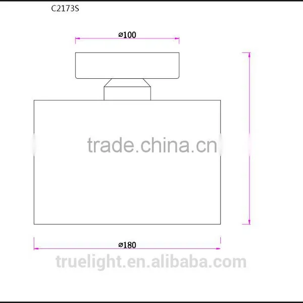 Led Modern Round Ceiling Light With Iron China Supplier photo-2