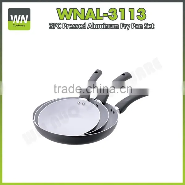 Eco-friendly and High Quality Ceramic Fry Pan Aluminium Ceramic Pan With Factory Price Aluminium Fry Pan Set photo-4