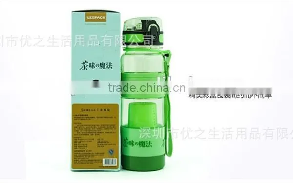 Custom Tea Water Bottle Infuser Fashion Clean PP Plastic Water Bottle photo-6