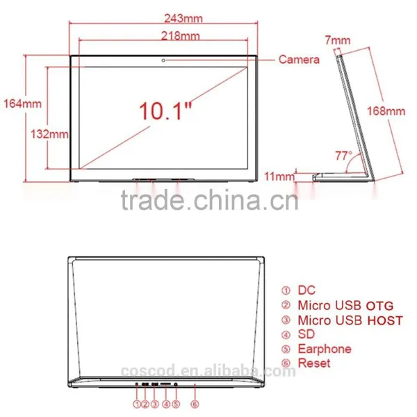 10 Inch Touch Screen Bus Ticket Pos Machine for Android Wifi Bluetooth Pos System Integrated Machine M:1704 photo-3