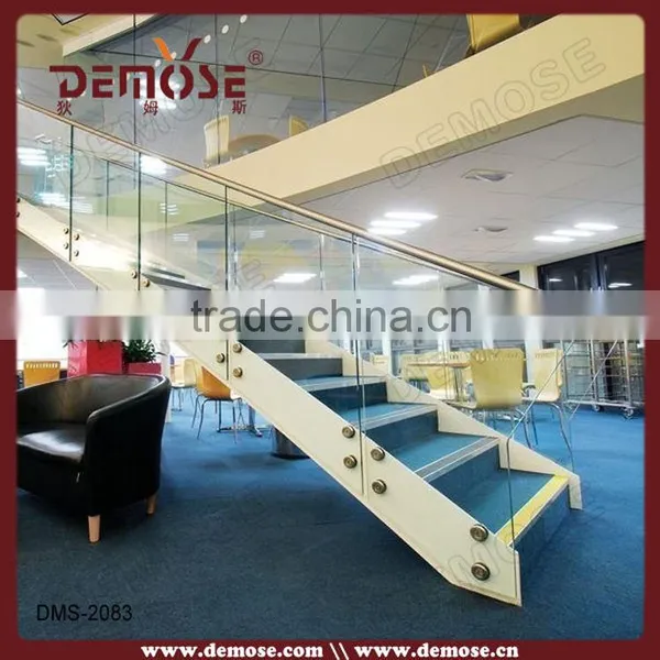Indoor Glass Stair Railings Grill Design