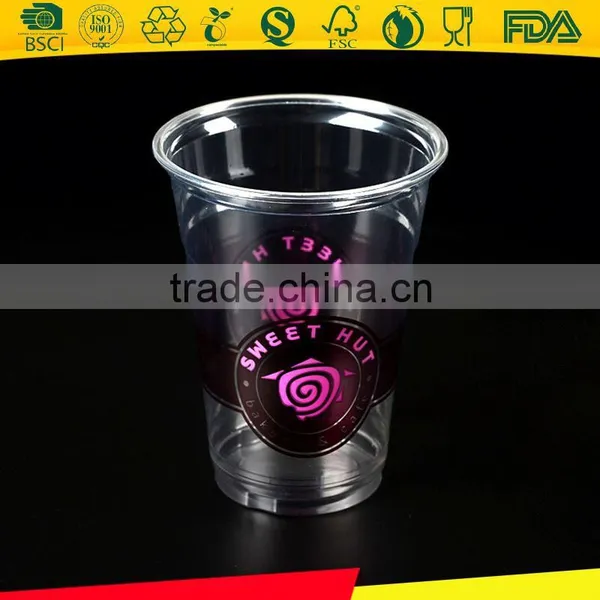 Large Plastic Tea Cups/plastic Fruit Cup/plastic Cups for Sale photo-3