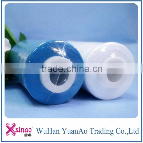 Polyester Thread Polyester Sewing Thread 20s/3 5000Y on Plastic Cone