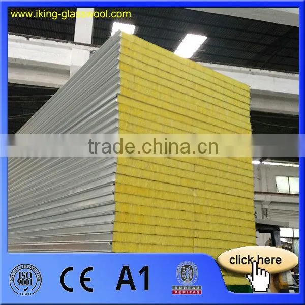 Fire Rated Sandwich Panel Warehouse Glass Wool Sandwich Panel photo-3